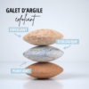 Galet d'argile exfoliant - 100% naturel